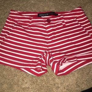 Red & White Shorts